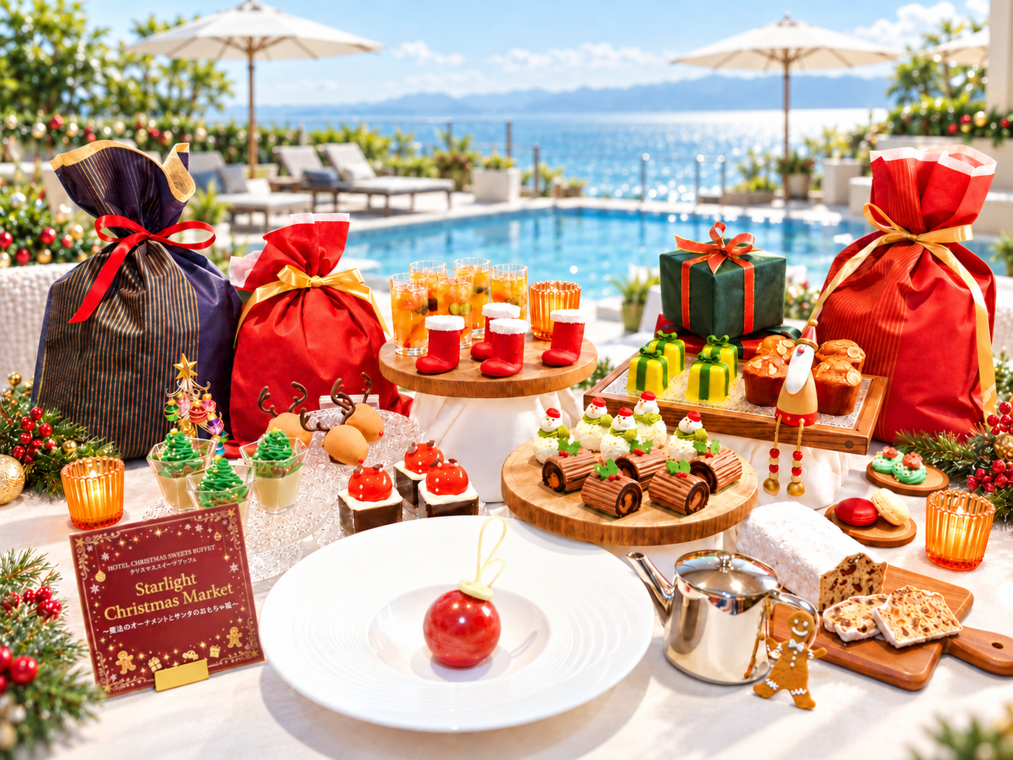 【６日間限定】クリスマススイーツビュッフェ＆特別宿泊プランのご案内